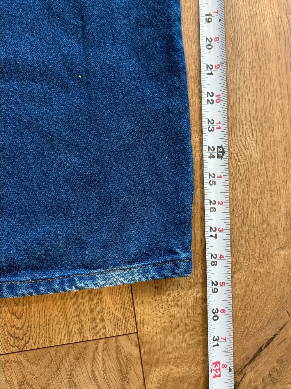 Wrangler Straight Leg Jeans in Deep Blue Denim